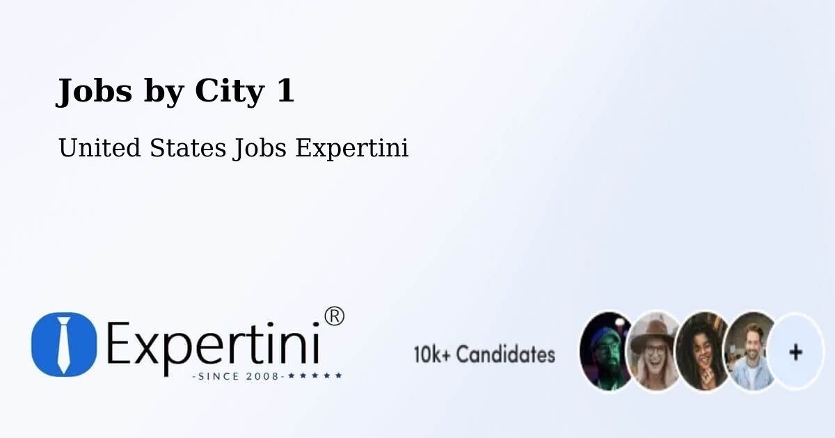 City Jobs in United States - Expertini