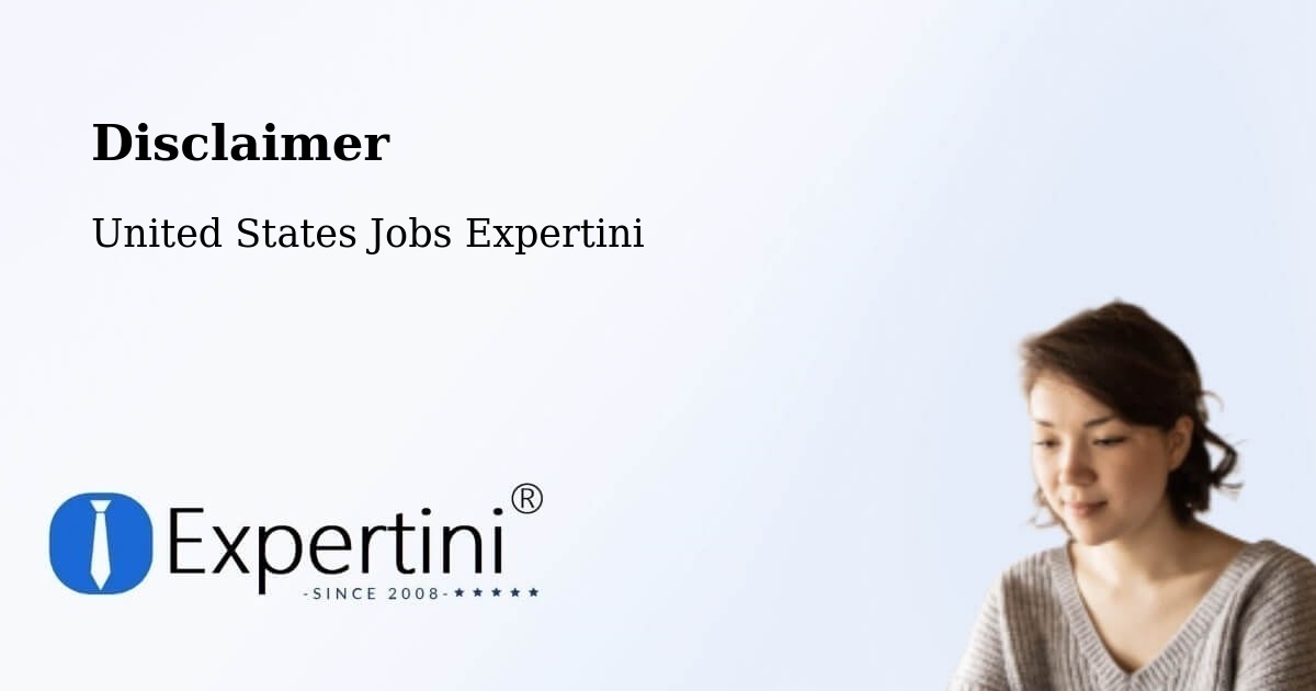 Disclaimer – Ashland - United States Jobs Expertini